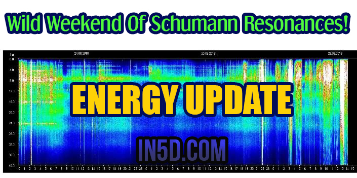 Energy Update - Wild Weekend For Schumann Resonances!