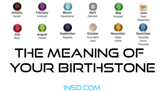 BIRTHSTONES: The Meaning Of Your Birthstone By Month