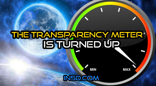 The Transparency Meter Is Turned Up