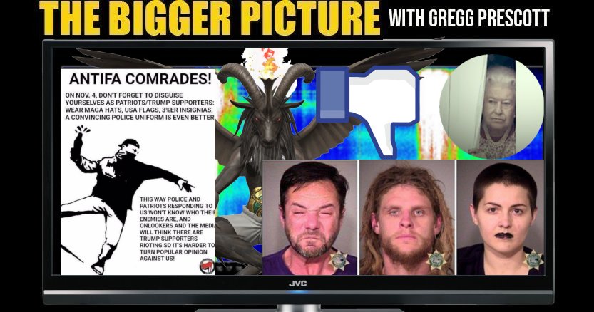 The BIGGER Picture with Gregg Prescott - Satanic Dems, Antifa Antics, Royal Embarrassment, Asteroid