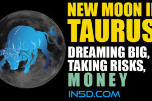 New Moon In Taurus: Dreaming Big, Taking Risks, Money