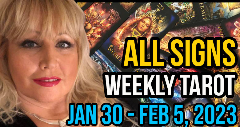 Jan. 30-Feb 6th, 2023 In5D Weekly Tarot PsychicAlly Astrology Forecast All Signs PsychicAlly Ali Prescott gives you free weekly tarot step by step predictions linked to Finance and Love for the Beginning, Middle and End of this week.