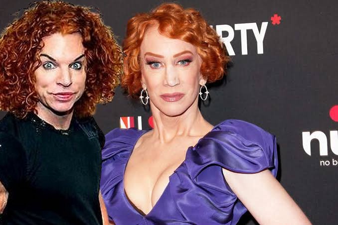 Lately, Kathy Griffin looks more like an actual comedian, Carrottop: