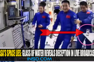 🚨🔥NASA’s Space Lies: Glass of Water Reveals Deception in Live Broadcast!🚨🔥
