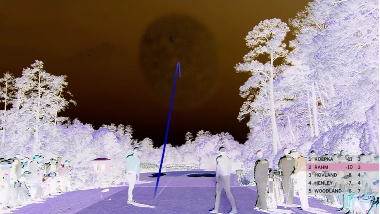 Seen By Millions! UFO? 5D Earth? Appears At U.S. Masters Golf Event