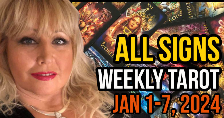 Jan 1-7, 2024 In5D Free Weekly Tarot PsychicAlly Astrology Predictions-