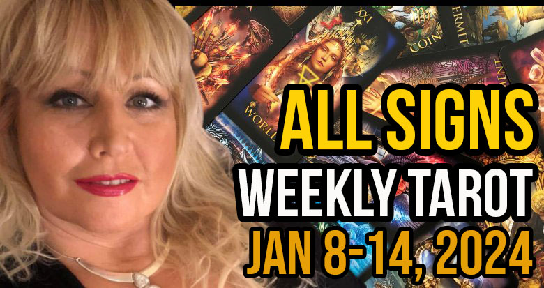 Jan 8-14, 2024 In5D Free Weekly Tarot PsychicAlly Astrology Predictions