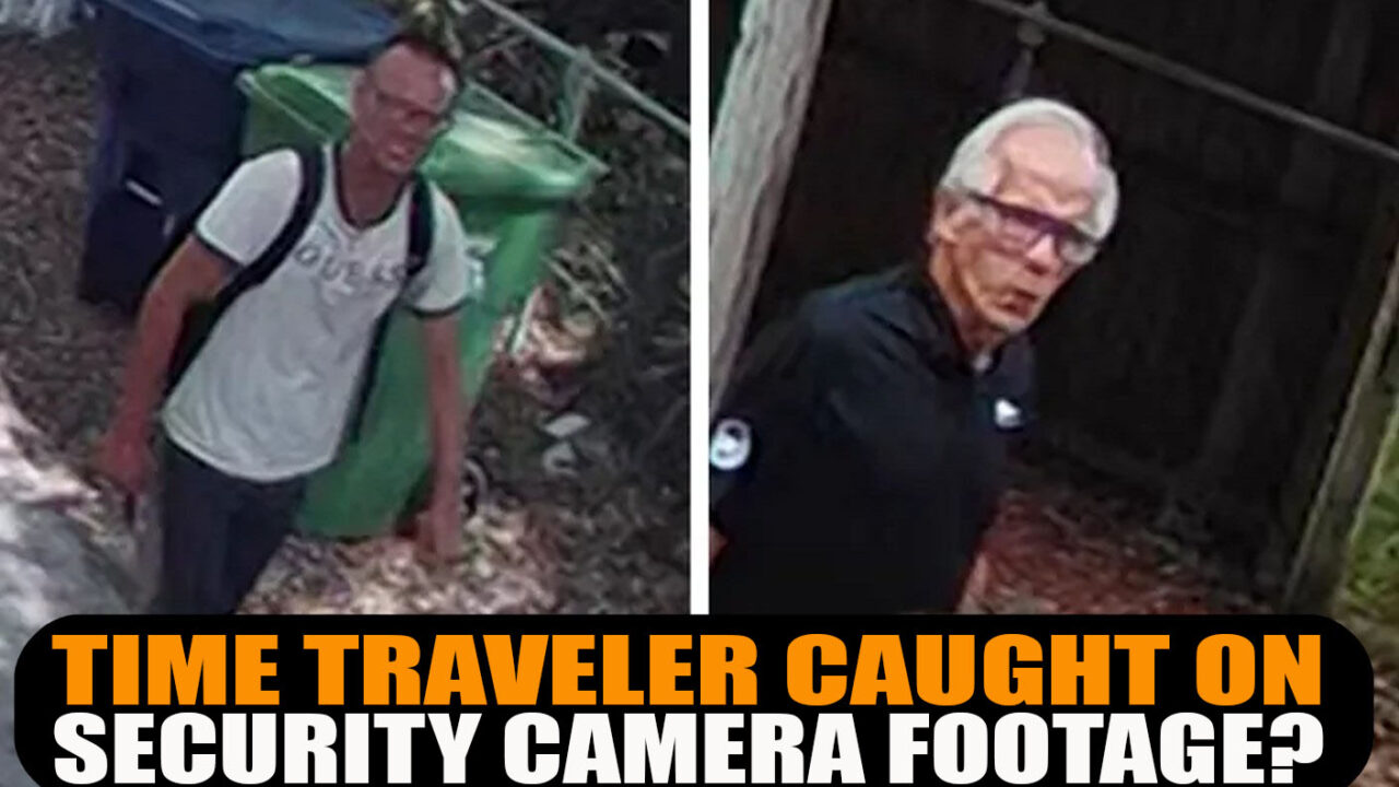 Time Traveler Caught On Security Camera Footage?