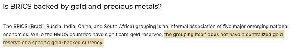 BRICS Gaining Traction; Zimbabwe Goes To Gold Backed Currency